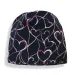 ESITO | Jarní čepice Grafitové srdce - tmavě modrá / 40