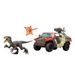JW SUPER AUTO S ŘIDIČEM A DINOSAUREM