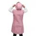 ESITO Dámská dlouhá softshellová vesta Shell pink - růžová