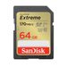 SanDisk Extreme 64GB SDXC Memory Card 170MB/s and 80MB/s, UHS-I, Class 10, U3, V30
