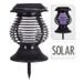 PROGARDEN Lapač hmyzu UV solární lampa 2v1 26 cm KO-DX9500800
