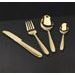 EXCELLENT HOUSEWARE Sada příborů nerez 24 ks ZLATÁ KO-CC4100940