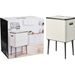 EXCELLENT HOUSEWARE Odpadkový koš s dotykovým otevíráním 35 l matná krémová KO-C88000040