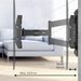 Hama nástěnný držák TV až 120", 800x600, pohyblivý, 100 kg