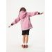 Unuo, Dětská softshellová bunda bez zateplení pružná Basic, Starorůžová
