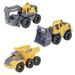 Stavební set Volvo 3 ks, 16 cm