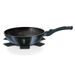 BERLINGERHAUS Pánev WOK s mramorovým povrchem 30 cm Aquamarine Metallic Line BH-6114