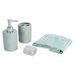 EXCELLENT HOUSEWARE Sada doplňků do koupelny DOLOMITE 4 ks zelená KO-CY2210530zele