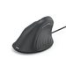 Hama vertikální ergonomická kabelová myš ECM-500L, pro leváky, černá