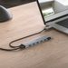 Hama USB hub, 7 portů, USB 3.2, 5 Gb/s, USB-C adaptér, síťový zdroj