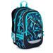 Školní batoh modrý s černým vzorem Topgal CODA 21020 B