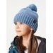 Unuo Dětská čepice pletená Bobble, Modrá