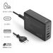 Hama USB nabíjecí stanice GaN, 3x USB-C PD, 2x USB-A (1x QC), 140 W