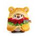 NICI NICI plyš MyMochi Tygr Tiggy 8cm v kostýmu hamburger a okurkou,set dárkové balení 8,5x6,5x10cm