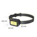 Hama HL350, LED čelovka, COB, svítivost 350 lm, dosvit 60 m, IP44, SOS píšťalka, baterie