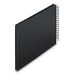 Hama album klasické spirálové FINE ART 28x24 cm, 50 stran, nová černá, černé listy