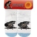 Klasické kojenecké ponožky Krteček froté - bílo-modrá; Velikost ponožek v cm: 12-14