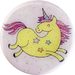 PopSockets Glitter Jumping Unicorn Yellow