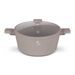 BERLINGERHAUS Kastrol s titanovým povrchem a poklicí 24 cm Taupe Collection BH-8101
