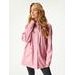 Unuo Dámský nepromokavý kabát bez zateplení, Starorůžová