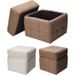 HOMESTYLING Taburet s úložným prostorem 38x38x37 cm bílá KO-NB1510850bila