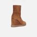 Hnědá dámská kotníková obuv Geox Elidea Wedge