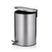 KELA Koš odpadkový Mats stříbrná matná 12l KL-10643