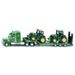SIKU Farmer - Tahač s podvalníkem a traktory John Deere, měřítko 1:87