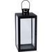 PROGARDEN Lucerna kovová sada 2 ks 18 / 14 cm černá KO-NB1251560