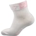 Dětské krátké ponožky Amálka velikost 17-19, Barva: bílá/béžová