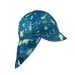 ESITO Dětská kšiltovka s krytím krku Mořský svět - modrá / XXS