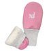 ESITO Zimní bezpalcové rukavice softshell s beránkem Antique pink - antique pink