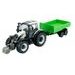 Bburago Farm 10cm Tractor with Trailer - Valtra N174 - Tipping Trailer