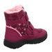 Dětské zimní boty SUPERFIT CRYSTAL 1-009096-5000 červená/růžová