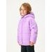 Unuo Dětská oboustranná bunda Duo, Lila, Kytky