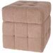 H & S COLLECTION Taburet 38 × 38 × 37 cm hnědá KO-NB1510860hned