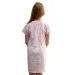 ESITO Dívčí noční košile Hvězdné srdce - růžová