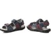 Dětské letní boty GEOX JR SANDAL STRADA NAVY/RED