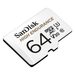 SanDisk microSDHC High Endurance Video 64 GB C 10 U3 V30, adaptér