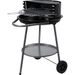 SIAKI HUISHOUD Gril na dřevěné uhlí na kolečkách 51 cm KO-C83000580