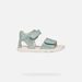 Tyrkysové dívčí barefoot sandály Geox Sandal Steppieup