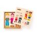 WOODY Puzzle - Lidé a povolání z celého světa, v dř. krabičce