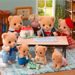 Sylvanian family Sušenkoví medvídci sestra a bratr na pikniku