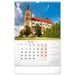 Nástěnný kalendář Kostely a poutní místa 2022, 33 × 46 cm Baagl