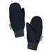 Unuo, Dětské softshellové rukavice s fleecem Tap, Tm. Modročerná