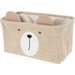 HOMESTYLING Dětský úložný koš na prádlo i hračky kvádr sada 2 ks béžová KO-HZ1993160bezo
