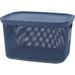 EXCELLENT HOUSEWARE Úložný koš s víkem 18 l modrá KO-027000210modr