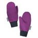 Unuo, Dětské softshellové rukavice s fleecem Tap, Ostružinová