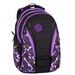 Studentský batoh pro kluky Bagmaster BAG 7 A BLACK/VIOLET