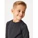 Unuo Dětské termo triko s dlouhým rukávem, Černá